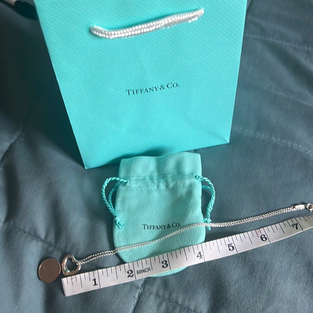 Tiffany & Co Elsa Peretti Heart Necklace Small - Picture 3 of 11